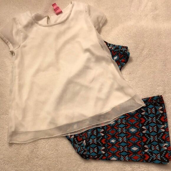 Girls Geometric Outfit  - Picture 1 of 4